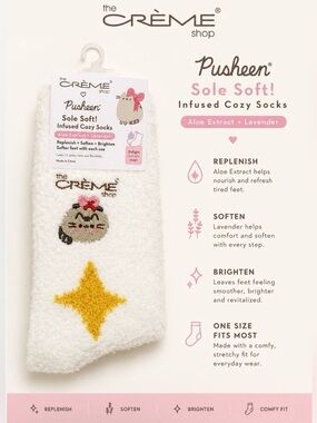 The Crème Shop Cozy Socks - 1 Pair